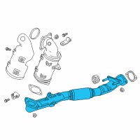 OEM Chevrolet Equinox Front Pipe Diagram - 84402048