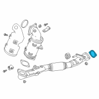 OEM Chevrolet Silverado 1500 LD Rear Hanger Gasket Diagram - 22816982