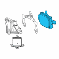 OEM 2018 Lexus LS500 Sensor Assembly, MILLIME Diagram - 88210-50113