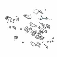 OEM BMW Set Of Cables For Auto. Air Conditioning Diagram - 64-11-6-915-727