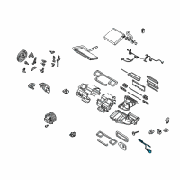 OEM BMW Z4 Evaporator Temperature Sensor Diagram - 64-11-6-927-601