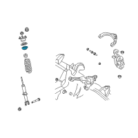 OEM 2012 Ram 1500 ISOLATOR-Spring Seat Diagram - 55366975AB