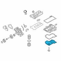 OEM 2012 BMW 650i xDrive Engine Oil Pan Lower Diagram - 11-13-7-570-691