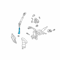 OEM 2013 Toyota Corolla Intermed Shaft Diagram - 45221-12350