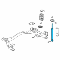 OEM 2017 Buick Encore Shock Diagram - 95271438