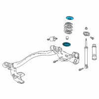 OEM 2017 Chevrolet Trax Spring Insulator Diagram - 94536722