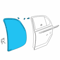 OEM 2003 Toyota Echo Door Weatherstrip Diagram - 67871-52040