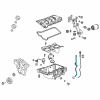 OEM 2019 Cadillac ATS Oil Tube Diagram - 12638461