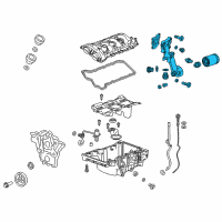 OEM 2016 Cadillac ATS Adapter Diagram - 12658649