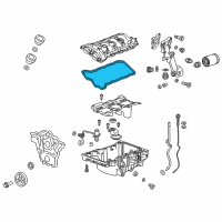 OEM 2019 Cadillac ATS Valve Cover Gasket Diagram - 12639658