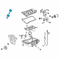 OEM 2019 Cadillac CTS Filler Tube Diagram - 12671374