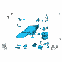 OEM 2008 Lexus LS600h Headlamp Assembly, Left Diagram - 81150-50432