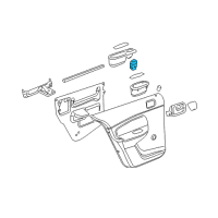 OEM 2007 Chevrolet Cobalt Window Switch Diagram - 22721763