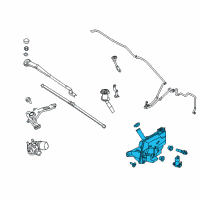 OEM 2018 Ford Focus Reservoir Assembly Diagram - CV6Z-17618-D