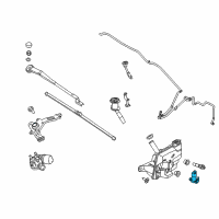OEM Ford Washer Pump Diagram - BV6Z-17664-D
