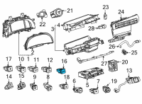 OEM 2018 Toyota Camry Trunk Lid Switch Diagram - 84840-33120