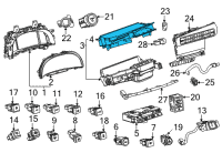 OEM 2022 Toyota Mirai PLATE, COMBINATION M Diagram - 83163-62061