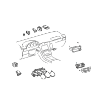 OEM 2006 Lexus ES330 Bulb, W/CAP Diagram - 90010-03049