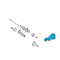 OEM Infiniti FX45 Final Drive Assy-Rear Diagram - 38301-0C315