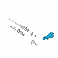 OEM 2007 Infiniti FX35 Final Drive Assy-Rear Diagram - 38301-0C315
