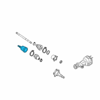 OEM 2004 Infiniti FX45 Joint Assy-Outer Diagram - 39211-WL000