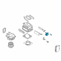 OEM Infiniti Q45 Air Intake Box Actuator Diagram - 27730-AR200