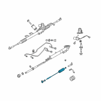 OEM Infiniti M45 Socket Kit-Tie Rod, Inner Diagram - 48521-CR925