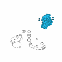 OEM 2009 Pontiac G6 Air Cleaner Body Diagram - 25827093