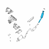 OEM 2003 Chrysler Sebring Catalytic Converter Diagram - 4764618AC