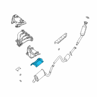 OEM 2001 Chrysler Sebring Shield-Heat Diagram - 4696287AB