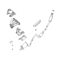 OEM 2002 Dodge Stratus ISOLATOR-Exhaust Support Diagram - 4879241AB