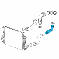 OEM 2014 Cadillac CTS Inlet Tube Diagram - 22799476