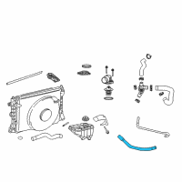 OEM 2006 Ford Mustang Return Hose Diagram - 4R3Z-8075-AA