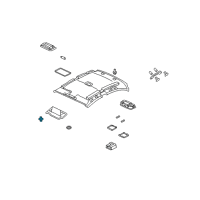 OEM 2007 Honda Civic Holder, Sunvisor *NH556L* (GRAY) Diagram - 88217-S04-003ZV