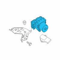 OEM 2011 Nissan Sentra Anti Skid Actuator Assembly Diagram - 47660-ZT51A