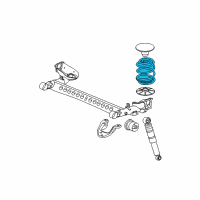 OEM 2006 Chevrolet HHR Spring Diagram - 22712221