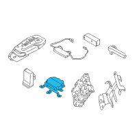 OEM 2018 Lincoln MKX Module Diagram - E1GZ-14B526-B