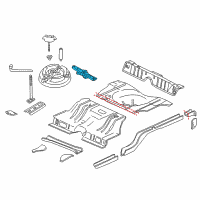 OEM 2007 Chevrolet Impala Jack Asm Diagram - 15260638