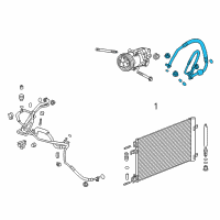 OEM Buick Verano Suction Hose Diagram - 22758790