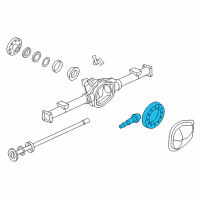 OEM Ford F-250 Ring & Pinion Diagram - YC3Z-4209-B