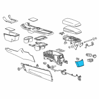 OEM 2013 Chevrolet Volt Rear Trim Panel Diagram - 22922332