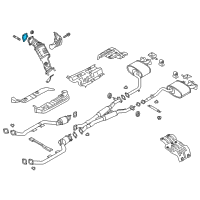 OEM 2019 Kia K900 Gasket-Catalyst Case Diagram - 285353LTB0