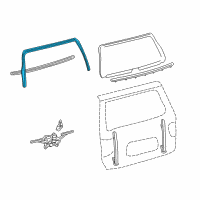 OEM 2004 Toyota Sequoia Run Channel Diagram - 68275-0C010