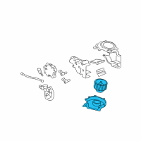 OEM 2007 Cadillac DTS Blower Motor Diagram - 15266674