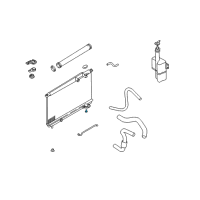 OEM Hyundai Santa Fe Plug-Radiator Drain Diagram - 25318-38000