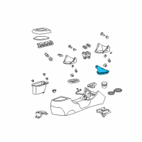 OEM Ford Mustang Shift Tower Boot Diagram - F4ZZ7277A