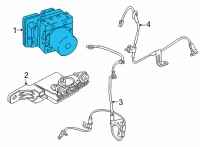 OEM Hyundai Elantra Hydraulic Unit Assembly Diagram - 58910-AA500