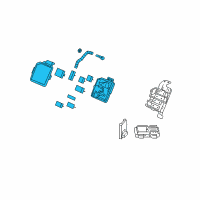 OEM 2007 Chevrolet Impala Block Asm-Accessory Wiring Junction Diagram - 84234967