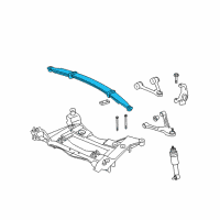 OEM 2012 Chevrolet Corvette Leaf Spring Diagram - 25962574