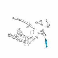 OEM Cadillac XLR Shock Diagram - 19302775